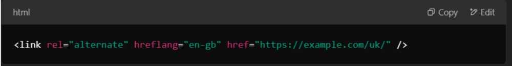 Fix: Use the correct two-letter language and country codes as per ISO standards.