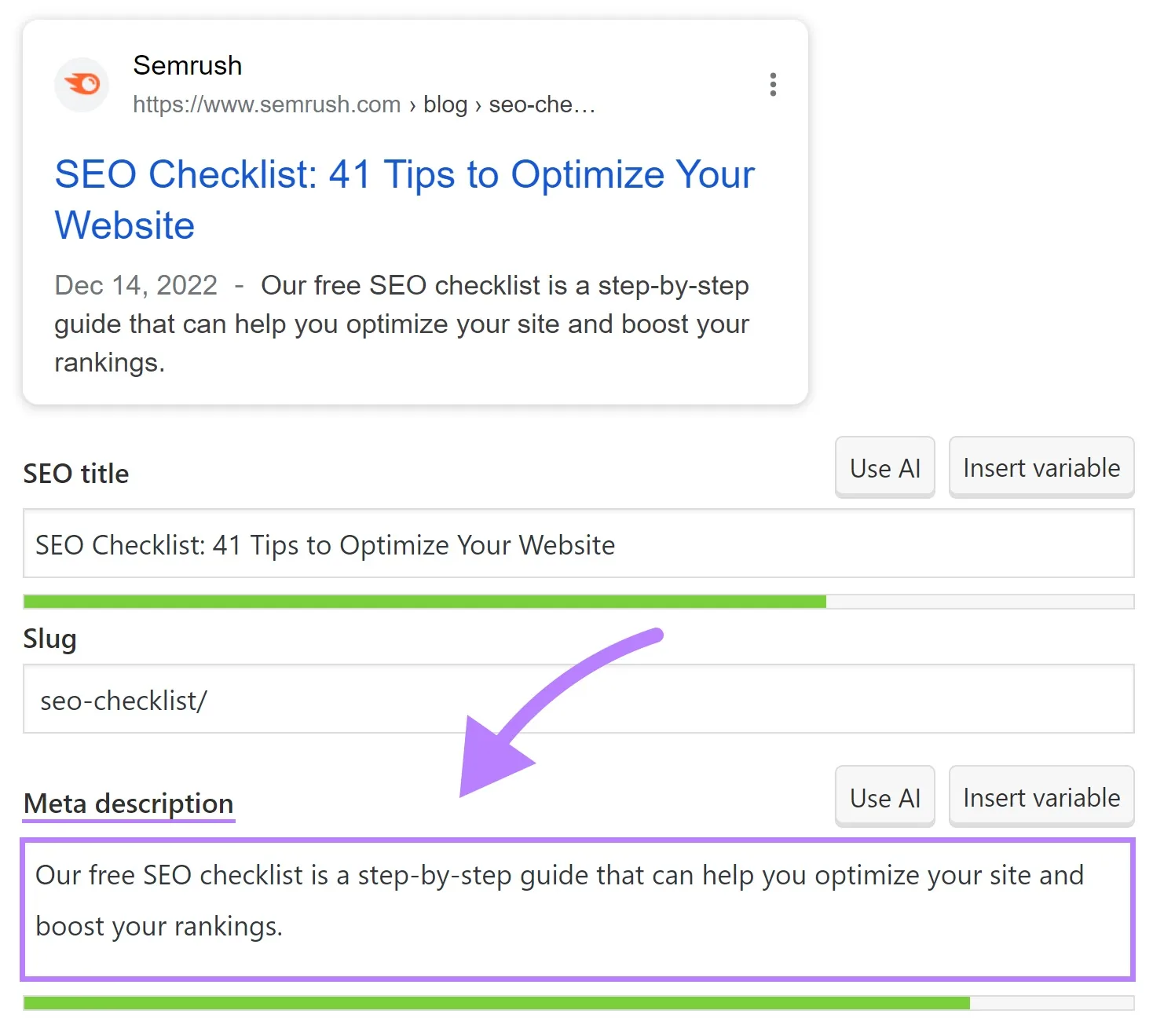 Missing Meta Descriptions
