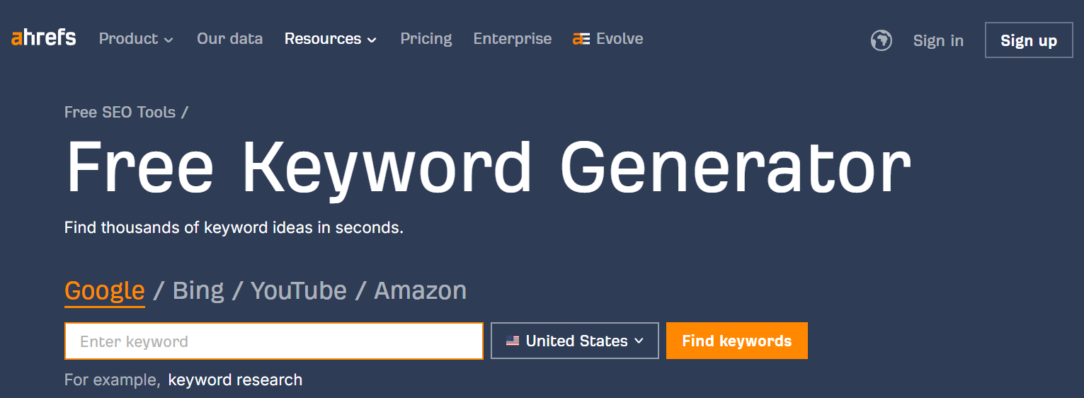 Keyword Generator